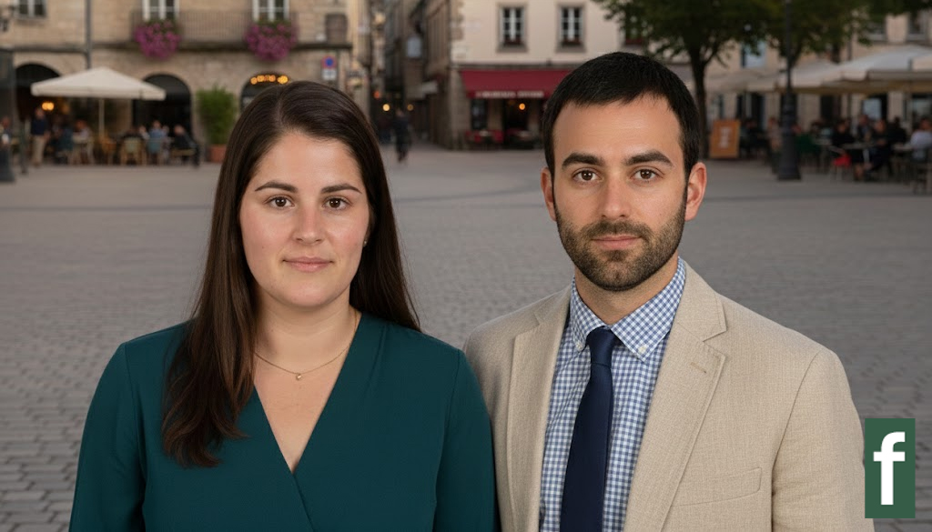 Elsa Vidal et son mari