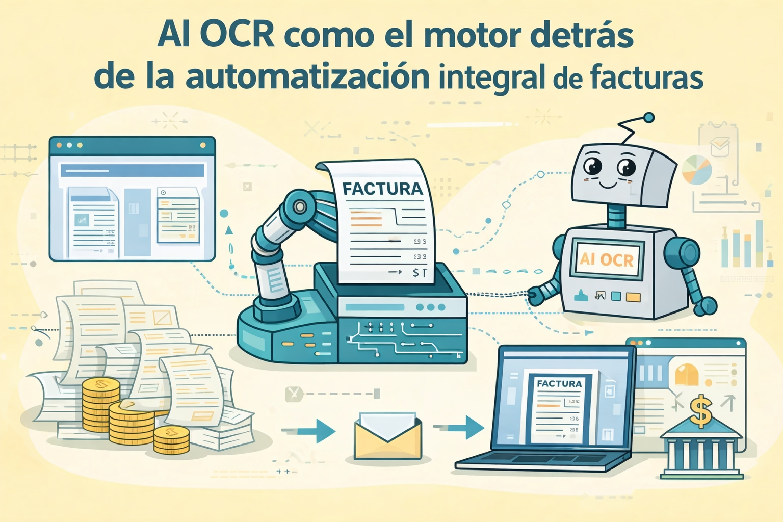 AI OCR como el motor detrás de la automatización integral de facturas