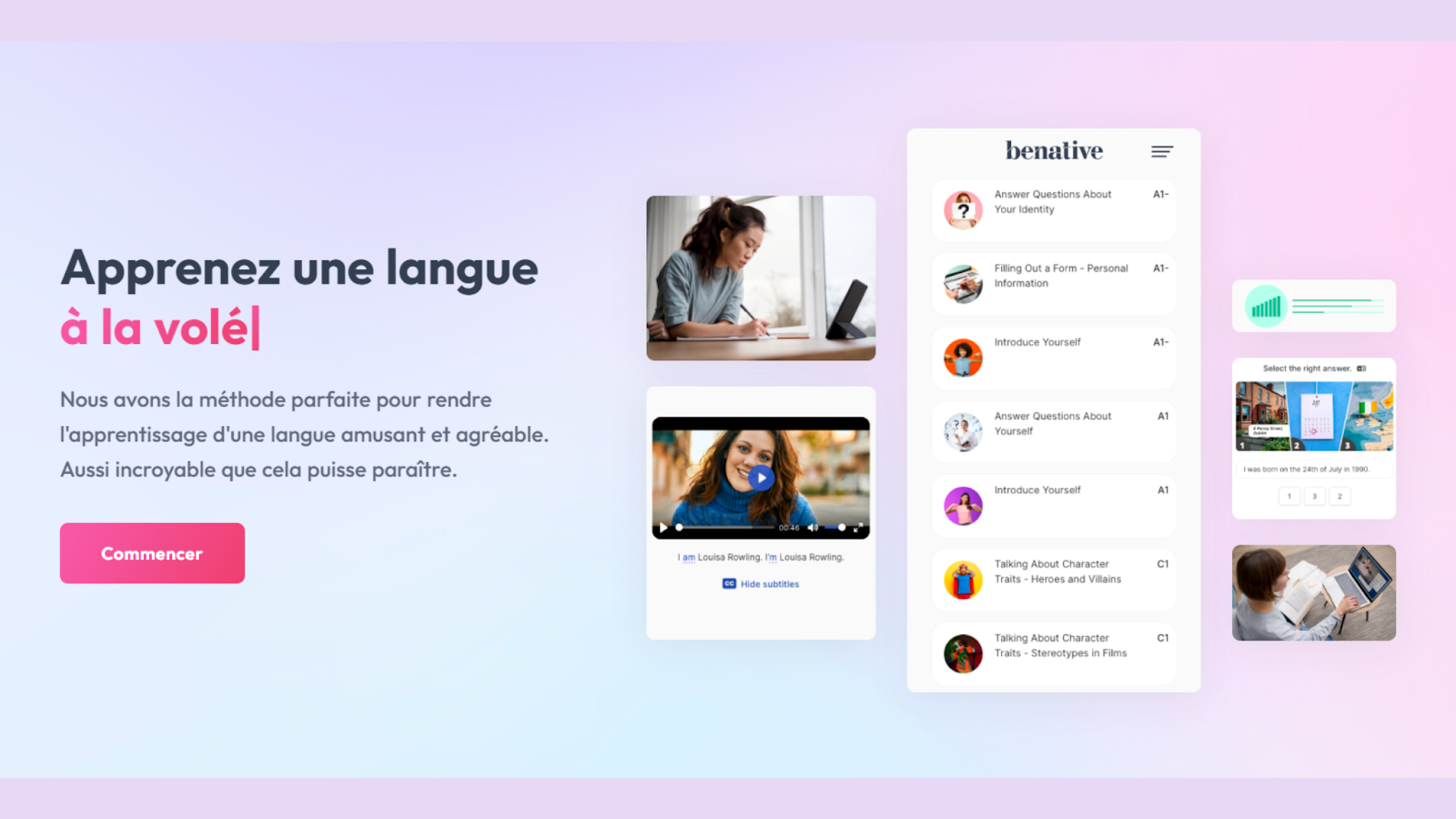 Avis Sur Benative.pro: Analyse des Fonctionnalités et de la Bibliothèque de Contenu