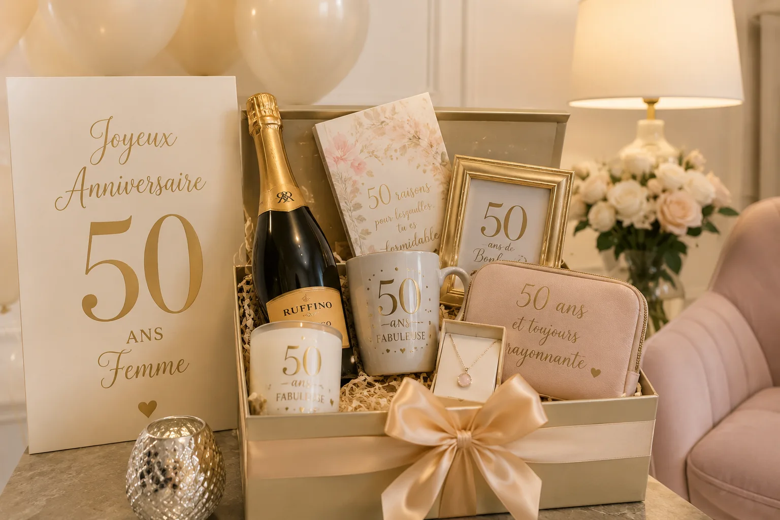 Cadeau 50 Ans Femme : Les Meilleures Idées pour Faire Plaisir