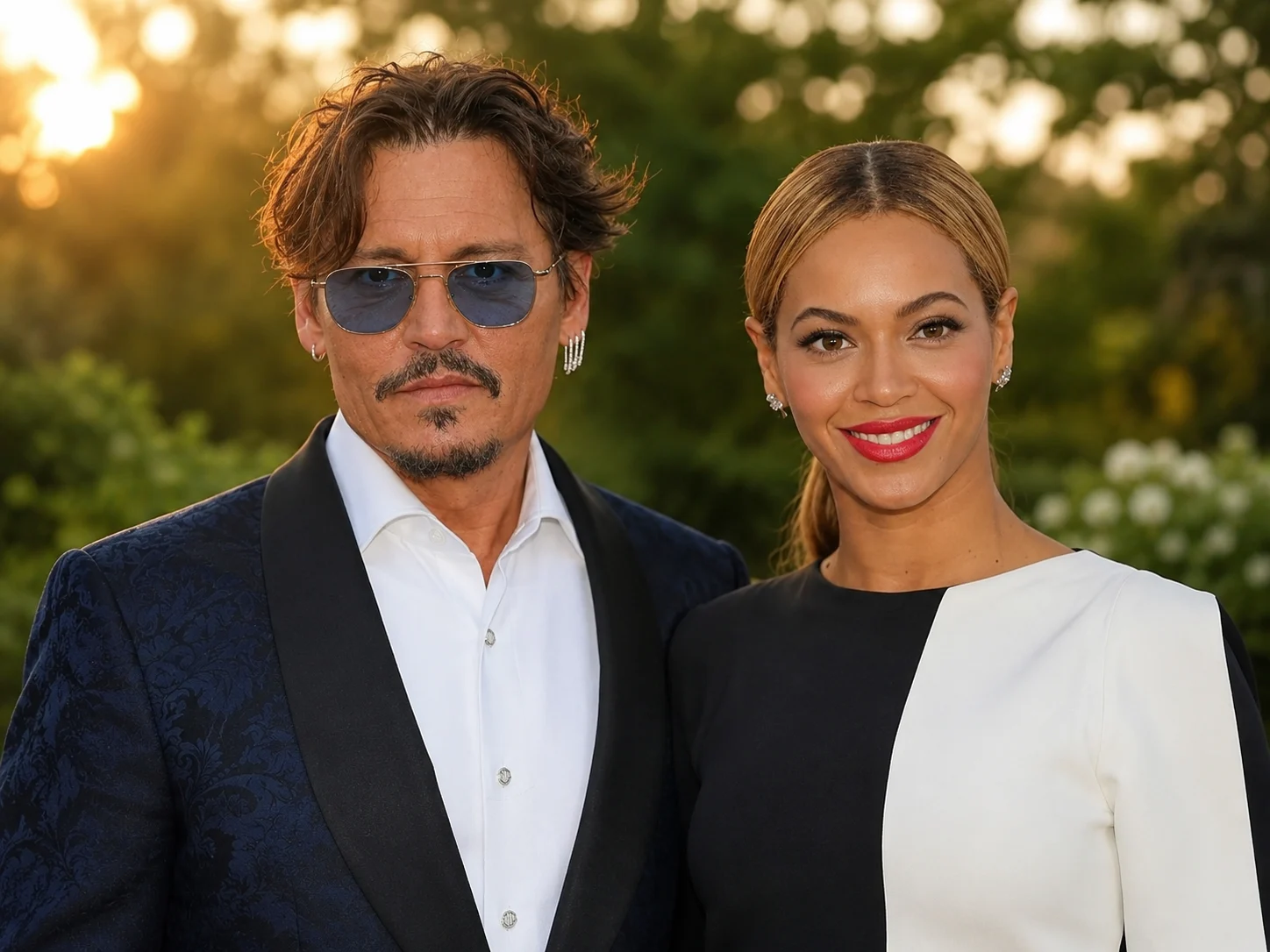 johnny depp and beyonce