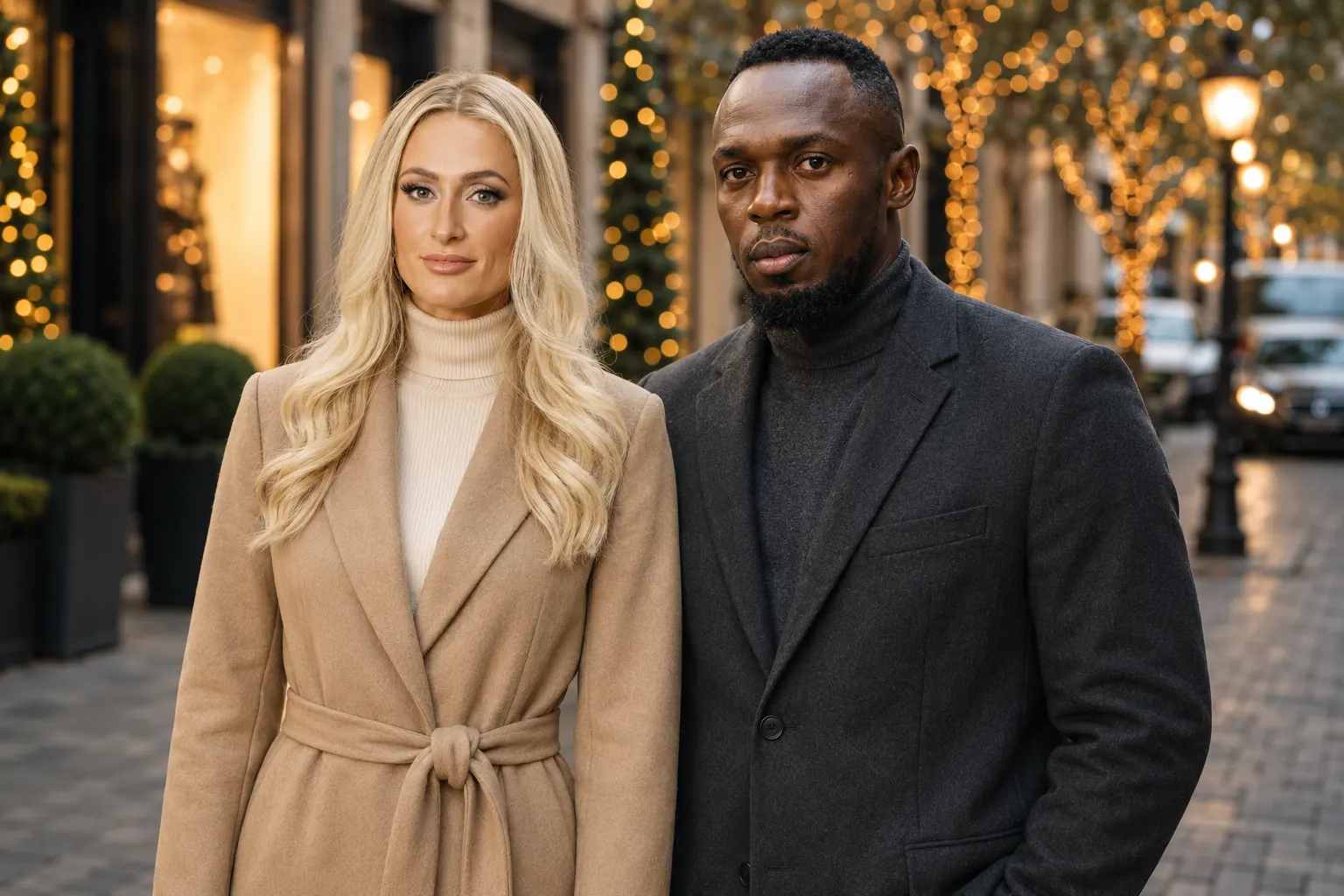paris hilton and usain bolt
