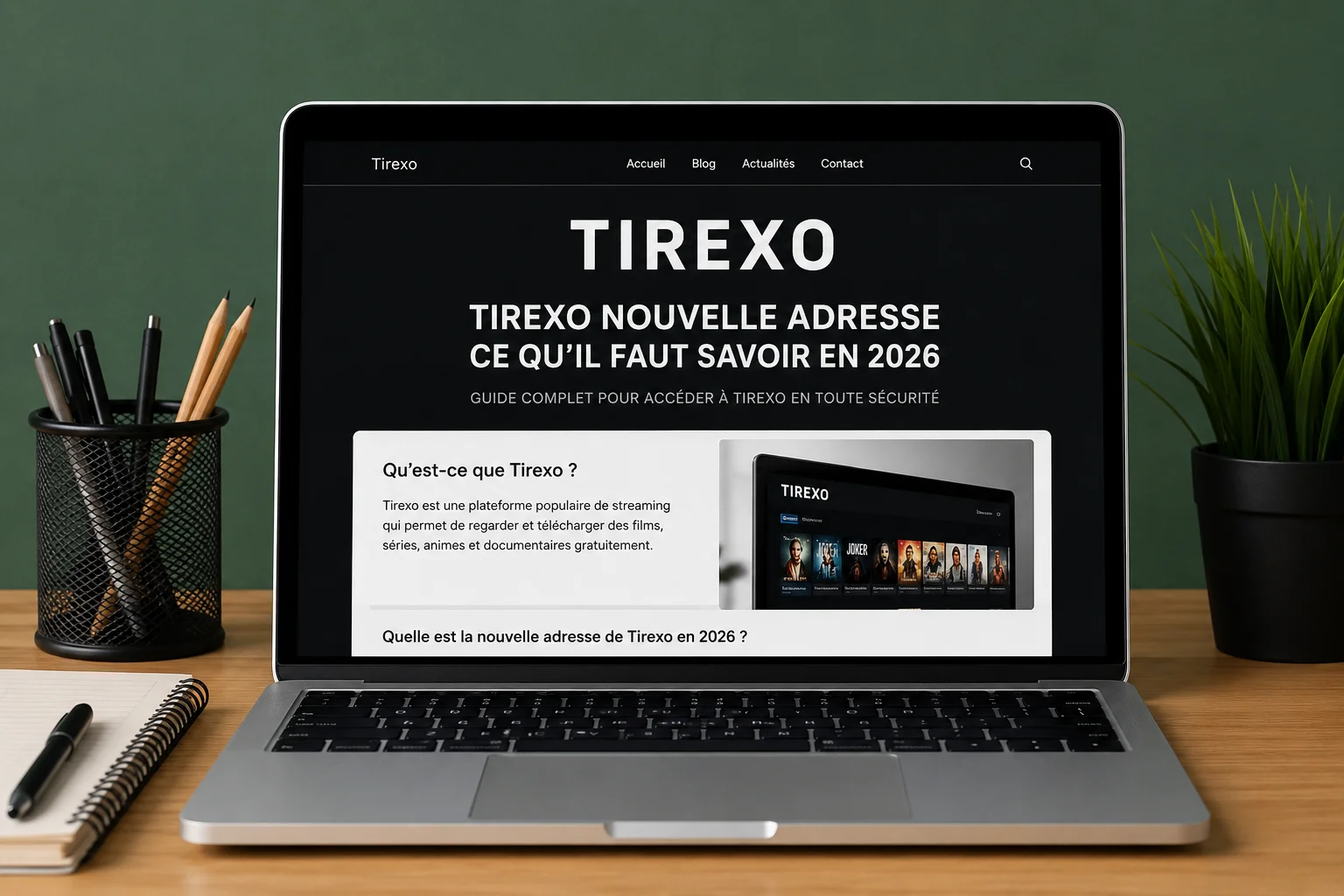 tirexo nouvelle adresse