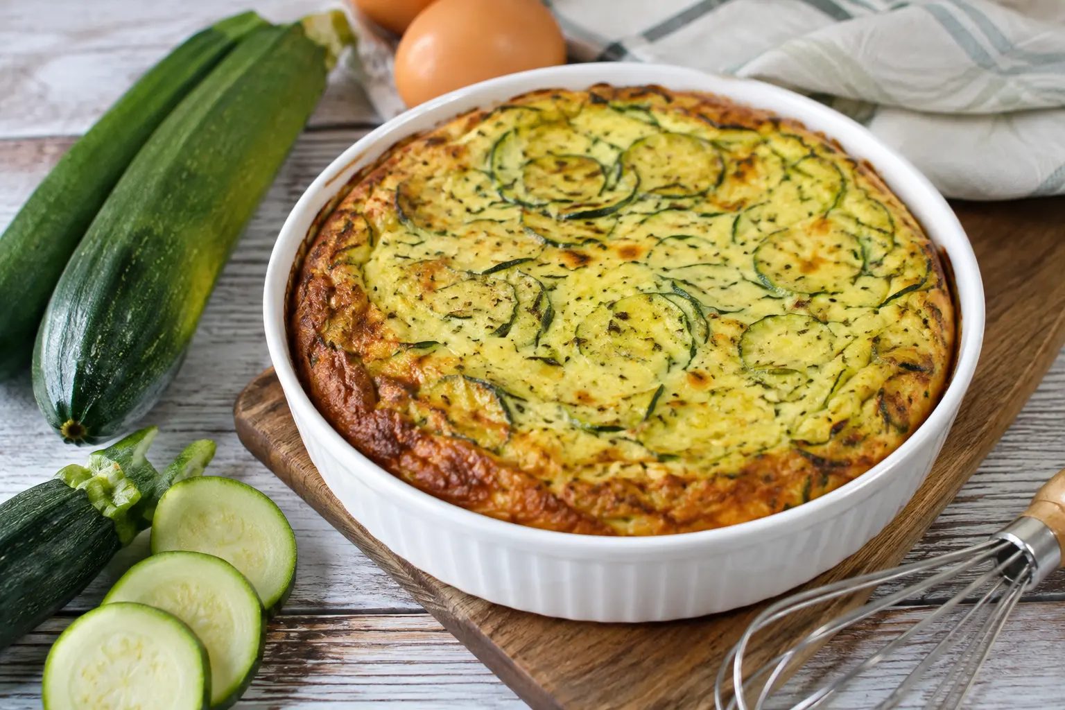 flan de courgettes facile