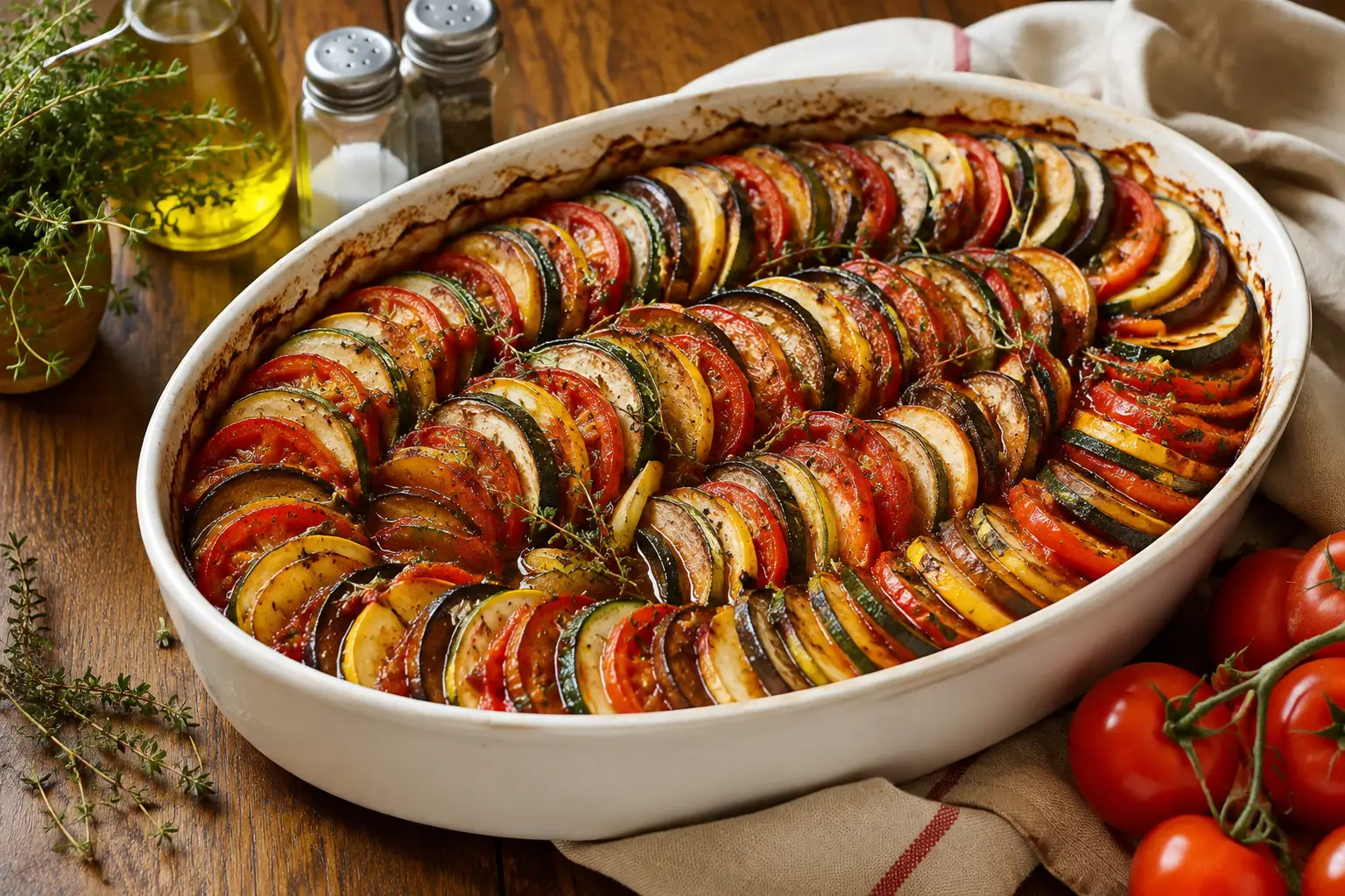 recette tian de légumes cyril lignac