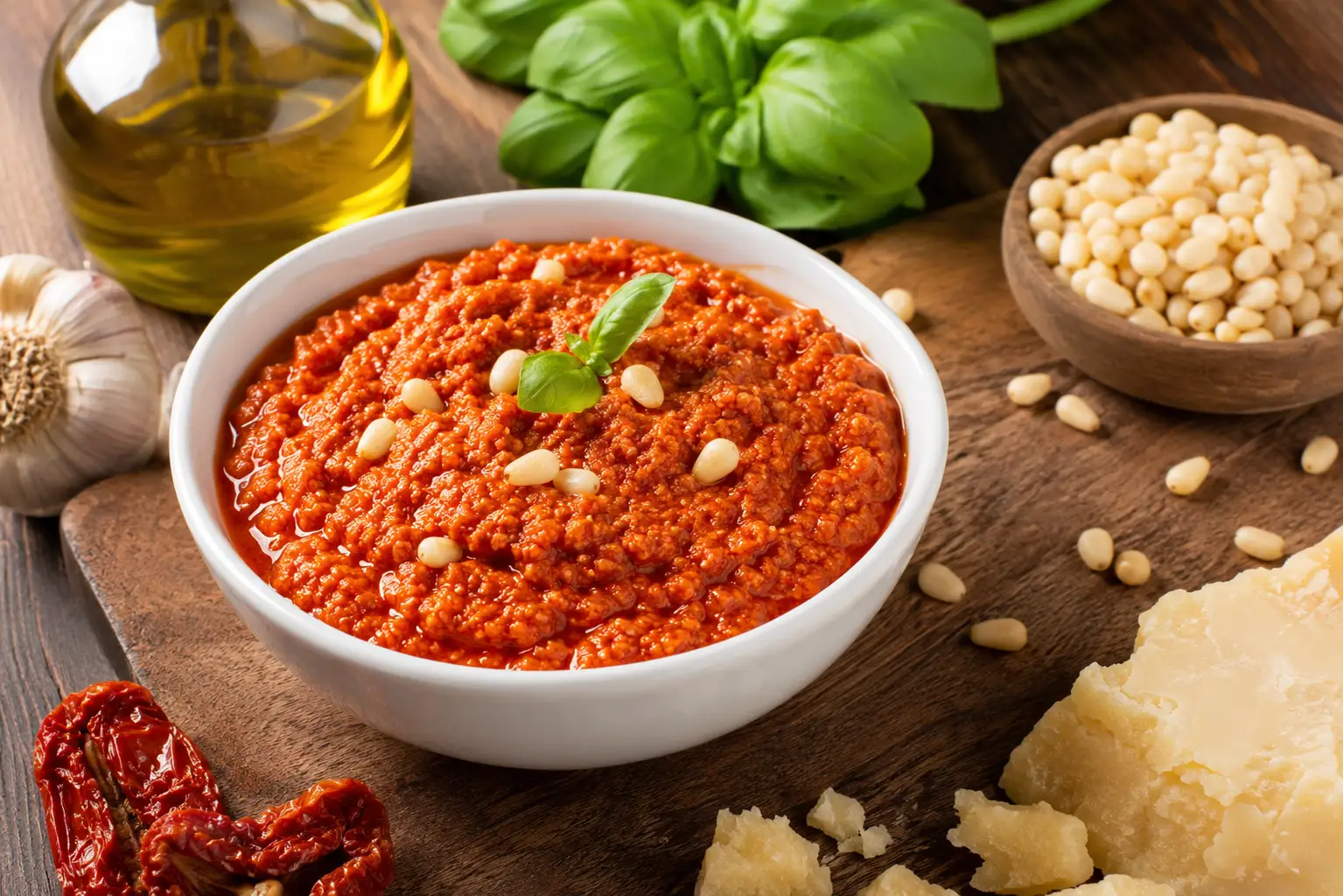 Pesto rosso : recette, ingrédients et utilisations