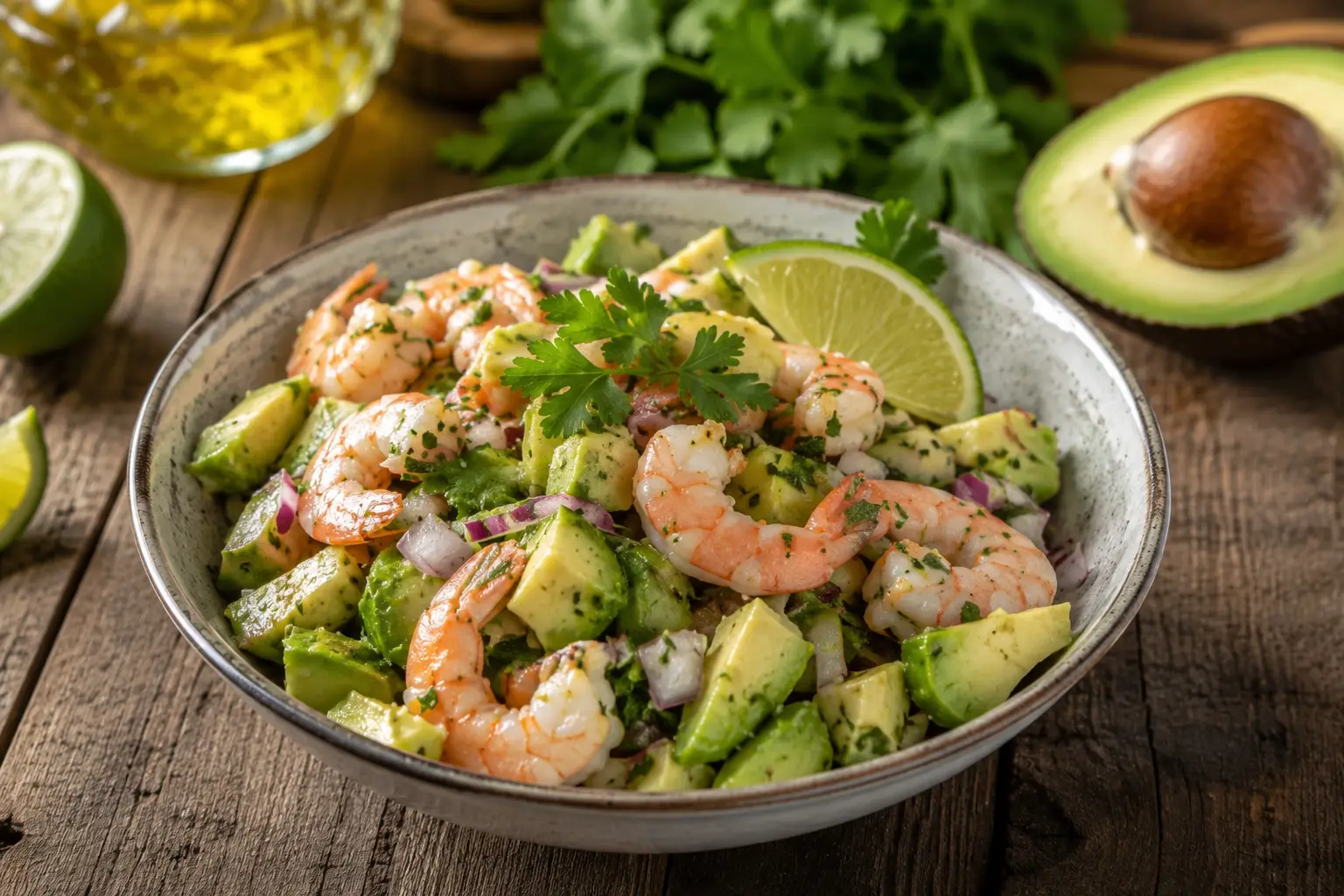 recette avocat crevette