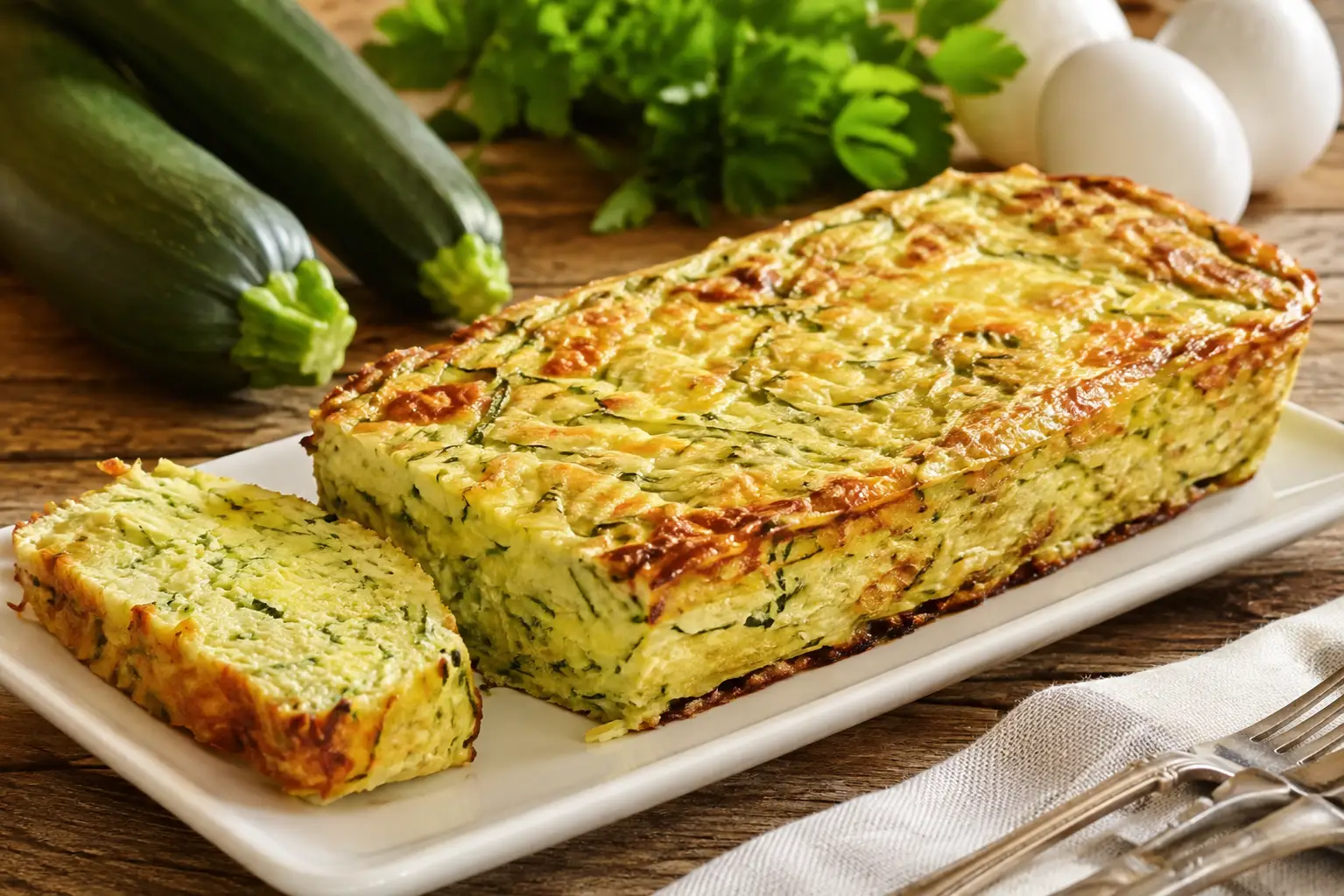 Flan de courgette facile et léger : recette simple