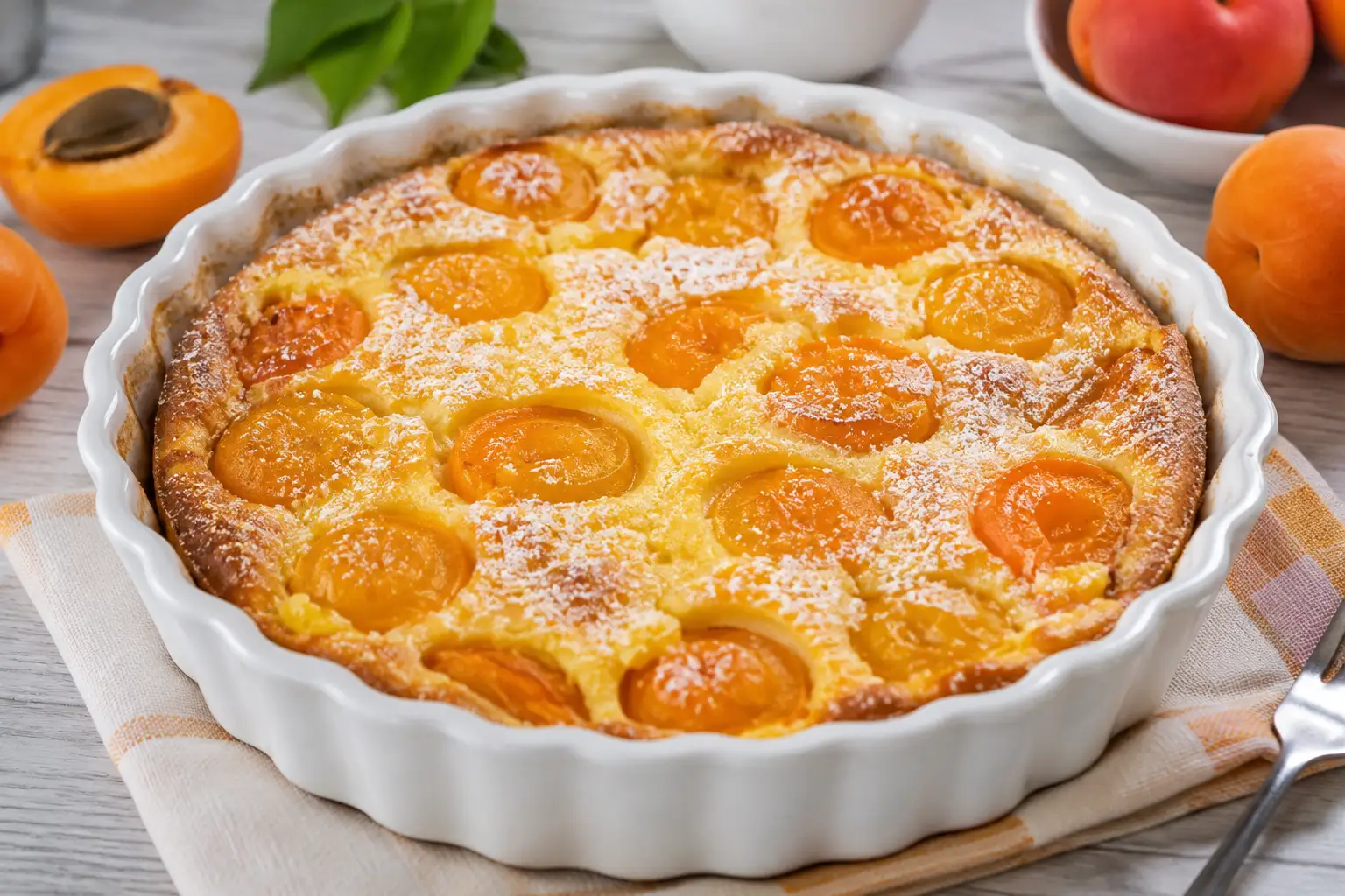 Clafoutis abricot Cyril Lignac : recette facile