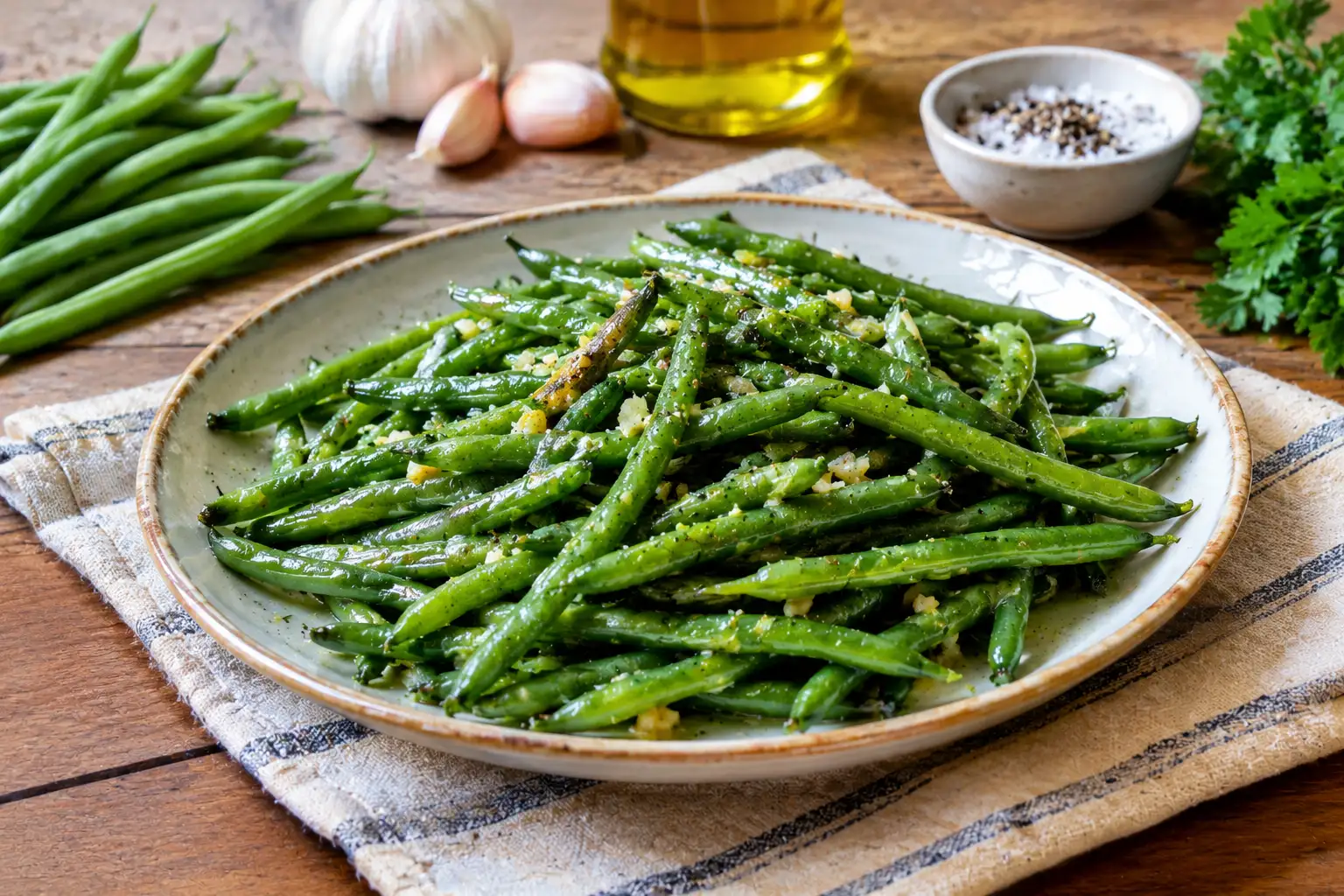 Haricots verts recette : facile et savoureuse