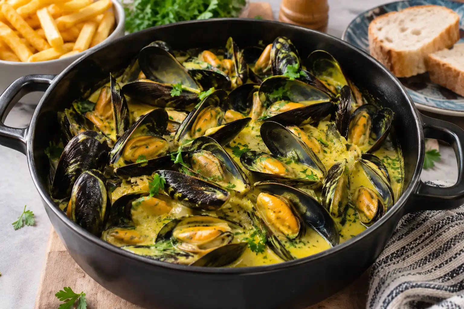 moule au curry