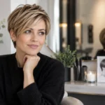 moderne coupe courte femme